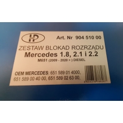 Mercedes 1.8, 2.1 i 2.2 M651 Blokada rozrządu 2009-2020 > Łańcuch DIESEL